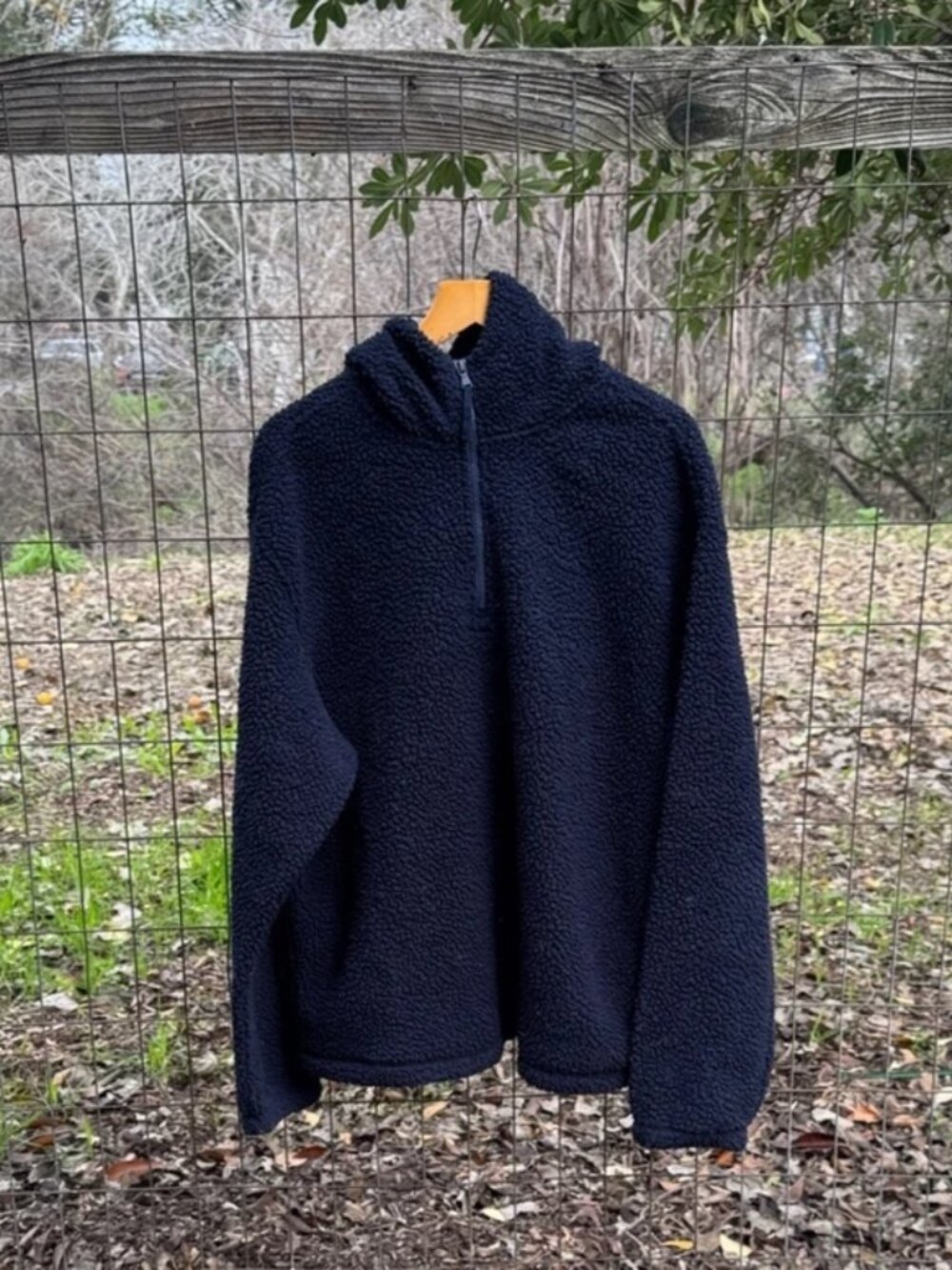 Nike Gray Cowl Neck Long Sleeve Hooded Tee Mens M